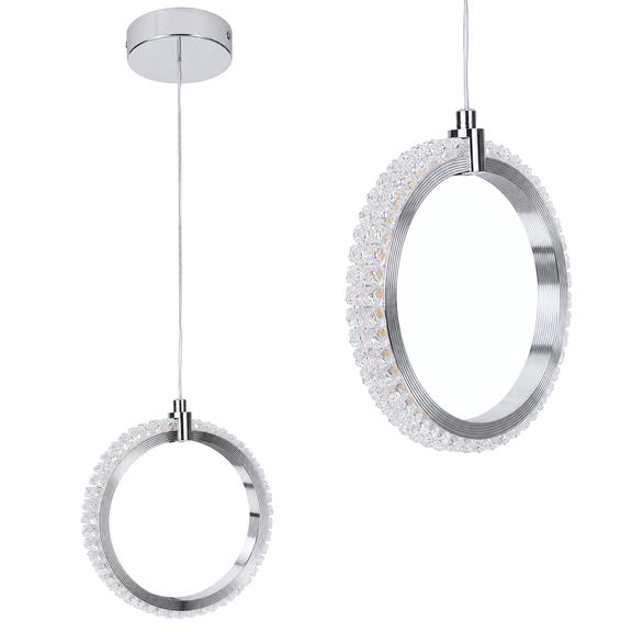LED-pendellampa LHJ126-W Krom