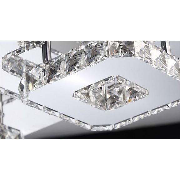 KRYSSTALLAMPA PLAFOND APP401-C