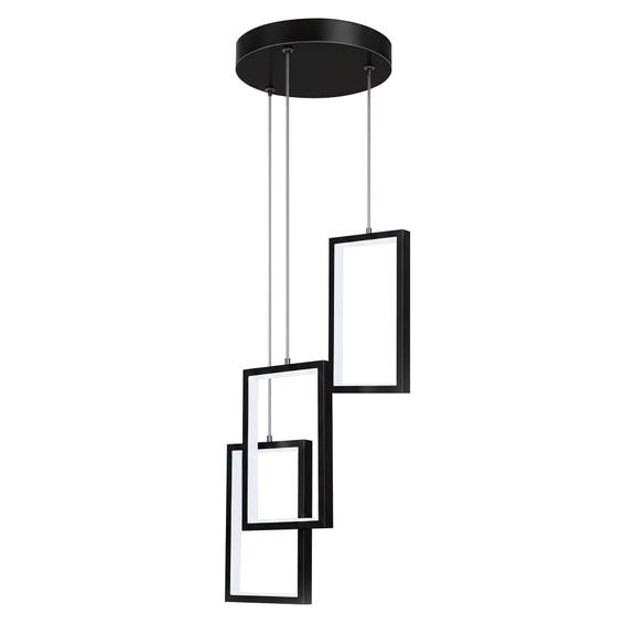 TAKLAMPA HÄNGENDE LED LHJ087-3CP SVART