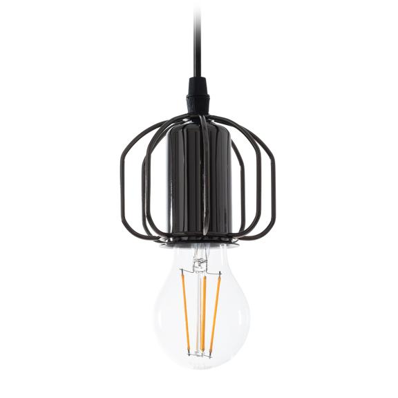 Hängande taklampa i loftstil APP595-1CP Svart