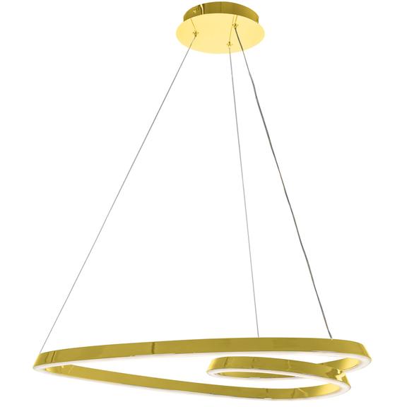 Taklampa Loop LED APP797-cp Guld + Fjärrkontroll