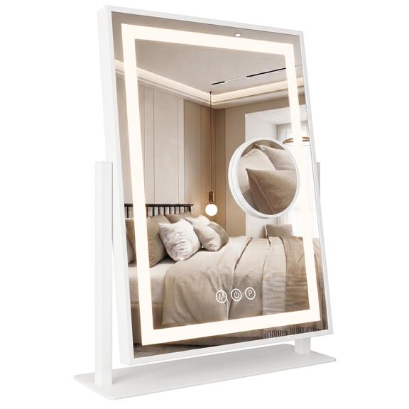 LED-spegel LUMI White 30x40cm