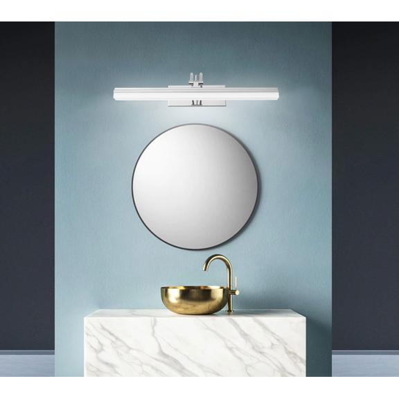 LAMPA VÄGGLAMPA BADRUMS LED ÖVER SPEGEL 9W 40CM APP372-1W KROM