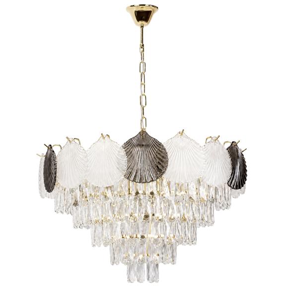 Kristall-pendellampa SWE084-CP 60cm GOLD