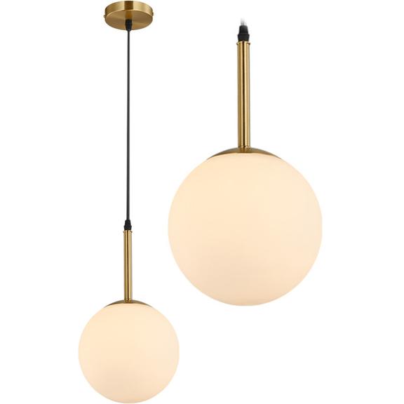 TAKLAMPA I GLAS APP431-1CP VIT