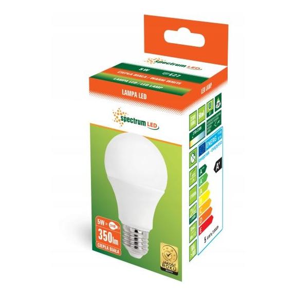 Varm LED-lampa E-27 230V 5W 13271