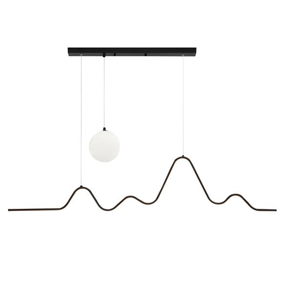 Hängande LED-lampa LHJ033-CP 120 cm SVART