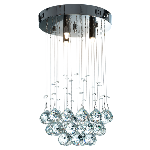 KRYSSTALLAMPA PLAFOND APP782-1C