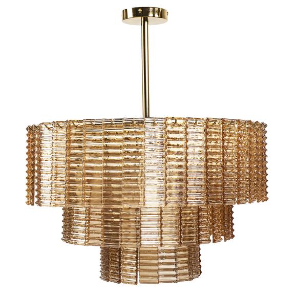 TAKLAMPA HÄNGANDE APP1677-8CP BRUN