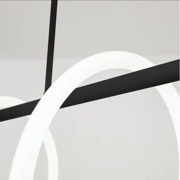Vägglampa LED-väggspot APP857-W Long Svart