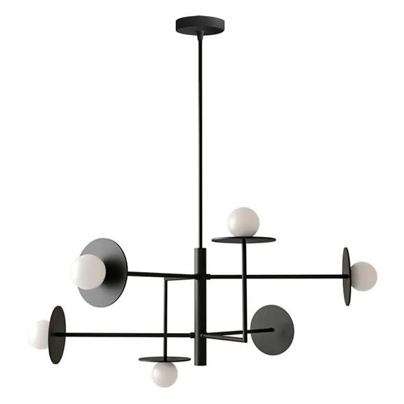 Hängande lampa APP1668-6CP Black