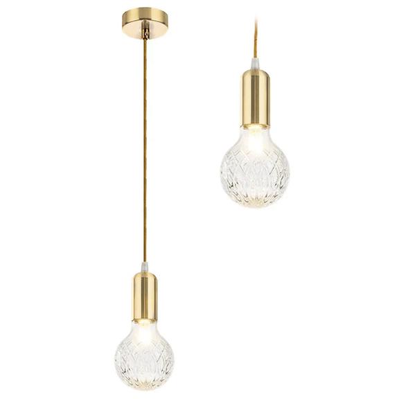 Hängande Taklampa Enkel Retro APP649-1CP Guld