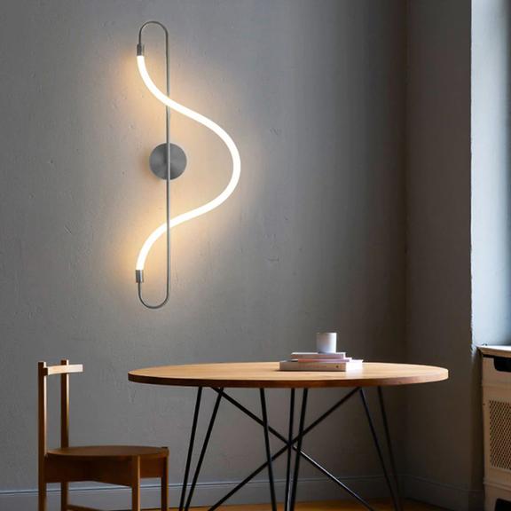Vägglampa väggspot LED APP859-W Long Krom