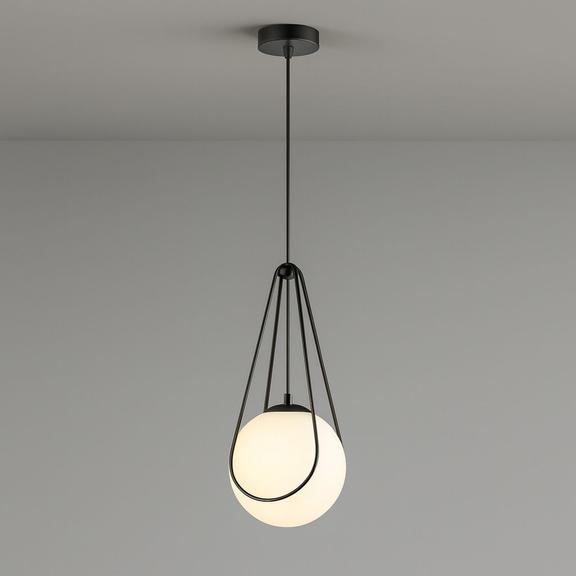 HÄNGENDE TAKLAMPA APP1792-1CP 20 cm Svart