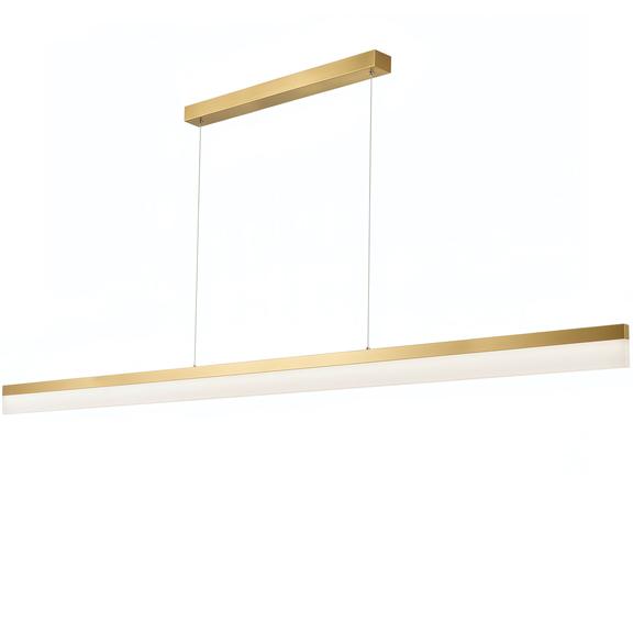 Hängande LED-lampa APP1697-CP 200 cm Borstad Guld