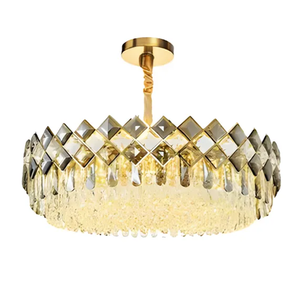 Kristalltaklampa hängande APP1540-8CP60 Guld