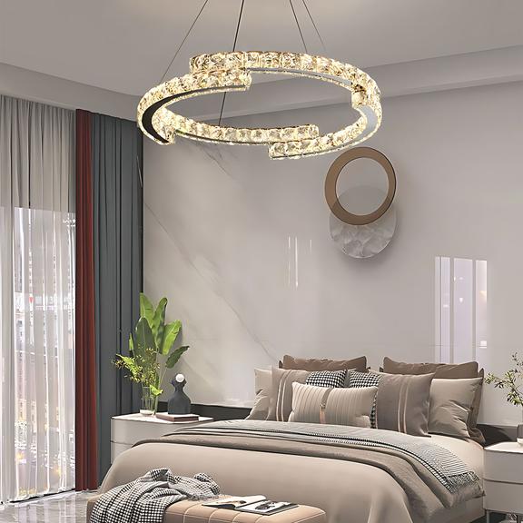 HÄNGANDE LED TAKLAMPA APP1770-CP KROM 60 cm