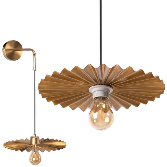 VÄGGLAMPA VÄGGLAMPA APP1356-1W Antik Guld 30 cm