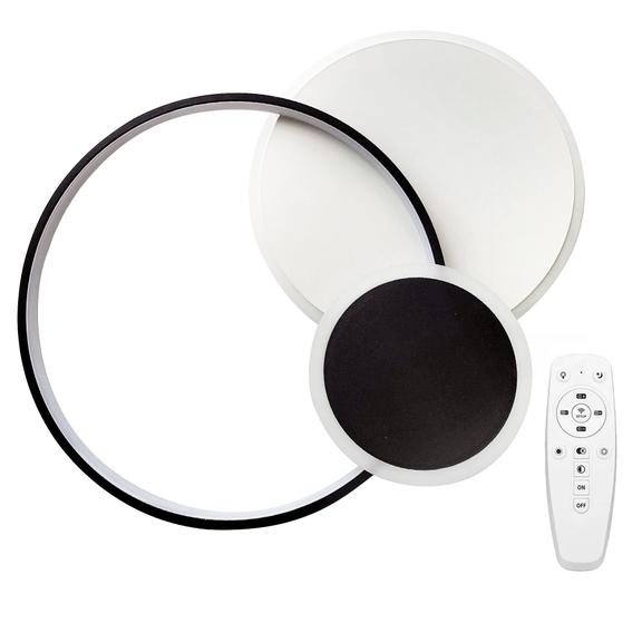 Taklampa APP1709-C LED-plafond Svart + fjärrkontroll