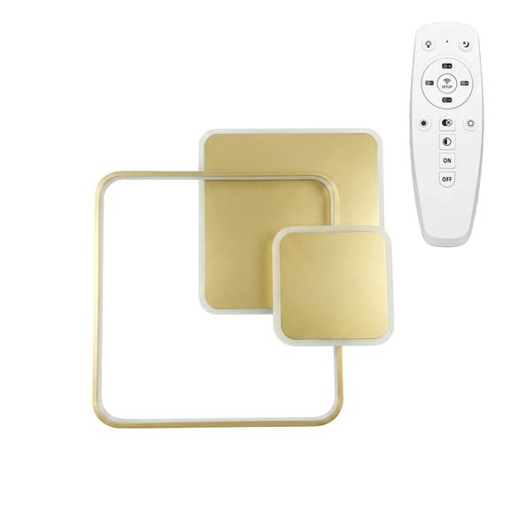 Taklampa APP1713-C LED-plafond GULD + fjärrkontroll