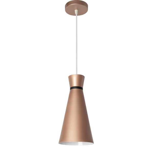 Enkel hängande taklampa KONA B Roséguld Matt
