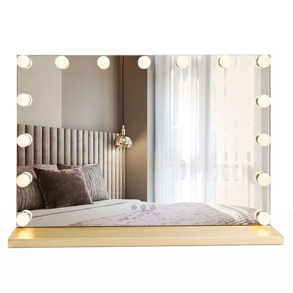 Spegel LED Hollywood L.Gold