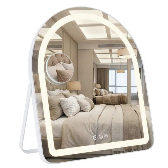 LED-spegel GLAM White 40x45cm