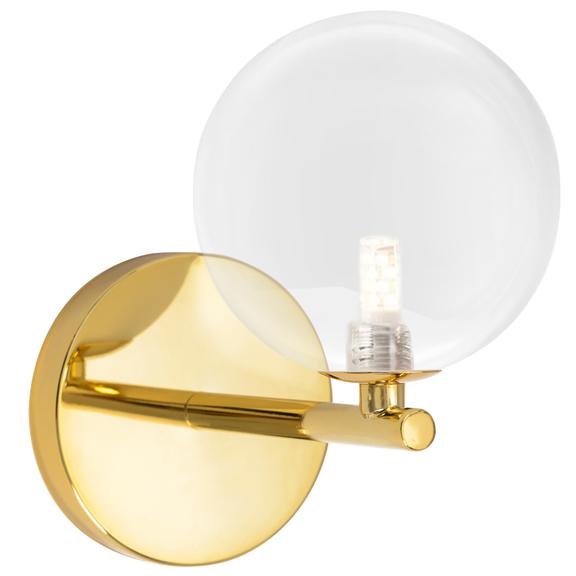 VÄGGLAMPA VÄGGLAMPELL APP1161-1W Guld