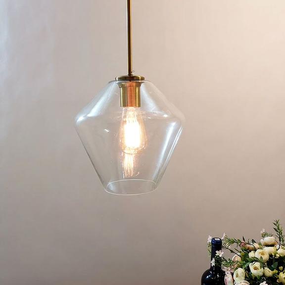 Glas taklampa APP440-1CP Transparent