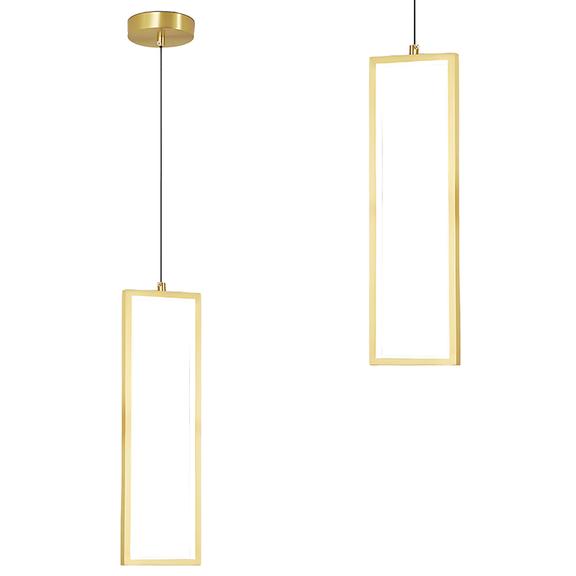 TAKLAMPA HÄNGENDE LED LHJ084-1CP GULD