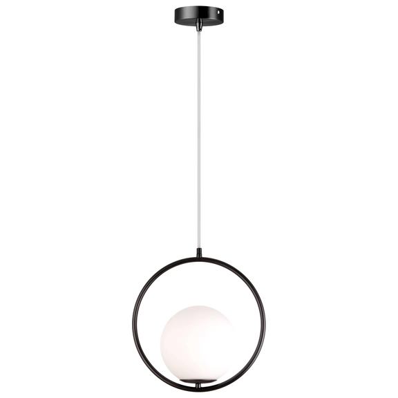 Glaspendellampa Tak Kula G110-1W Svart