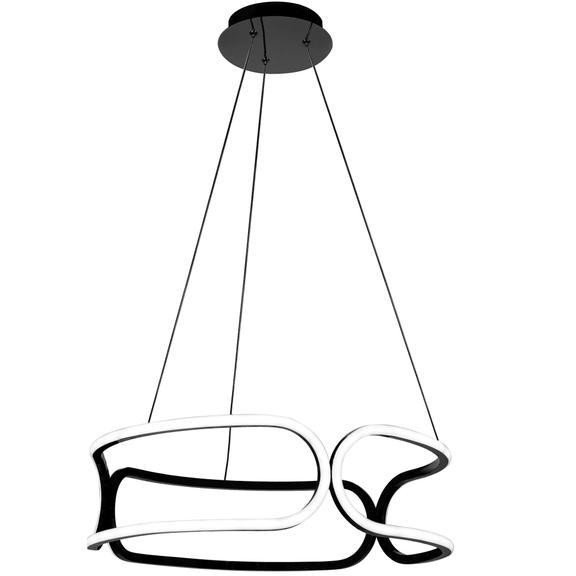 TAKLAMPA MED FJÄRRKONTROLL PLAFOND LED APP790-CP TRIO Svart