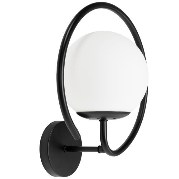 VÄGGLAMPA VÄGGLYKTA APP1152-1W Svart