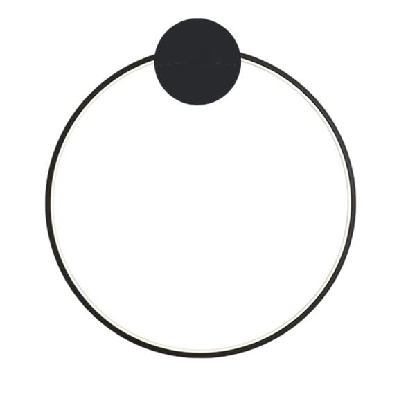 VÄGGLAMPA LED-KINKIET APP1383-CW SVART 30 cm