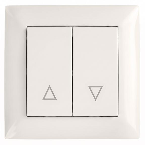 Venetian Blind Switch with Frame OSTE JNH009-W BEIGE