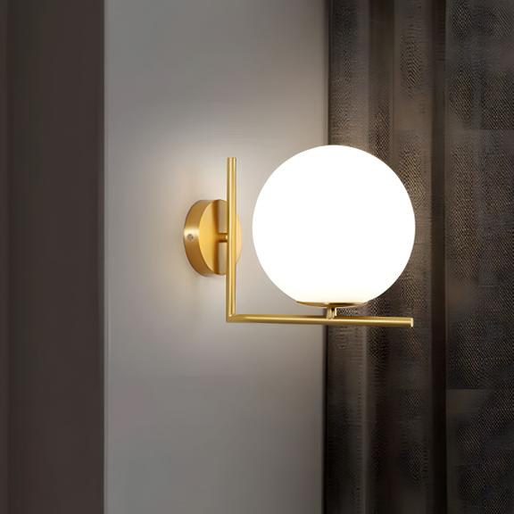 Vägglampa G102-1W Guld