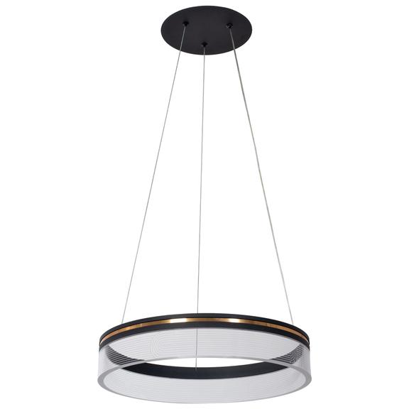 Hängande LED-lampa APP1191-CP 40 cm Svart