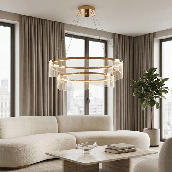 HÄNGANDE TAKLAMPA G146-2CP GOLD