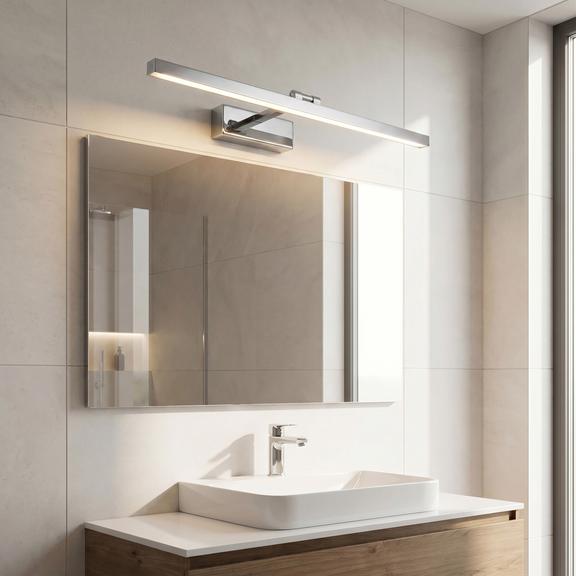 Badrum vägg LED-lampa APP1859-1W 80 cm Chrome
