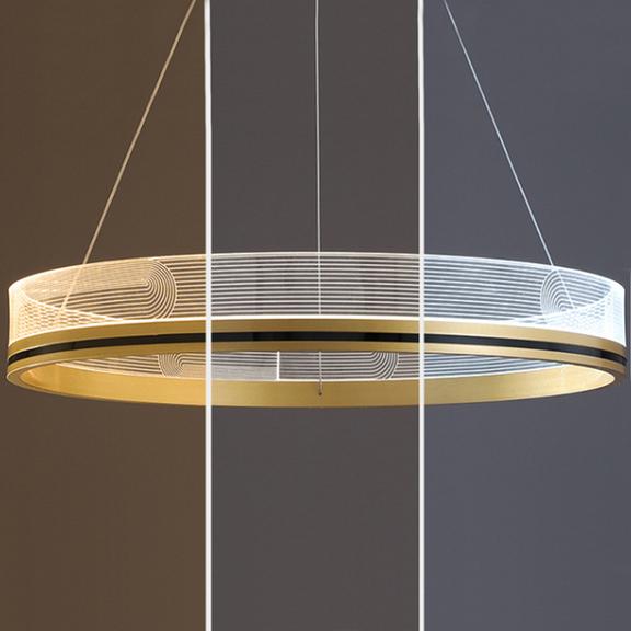 Hänglampa APP1189-CP Guld 40 cm