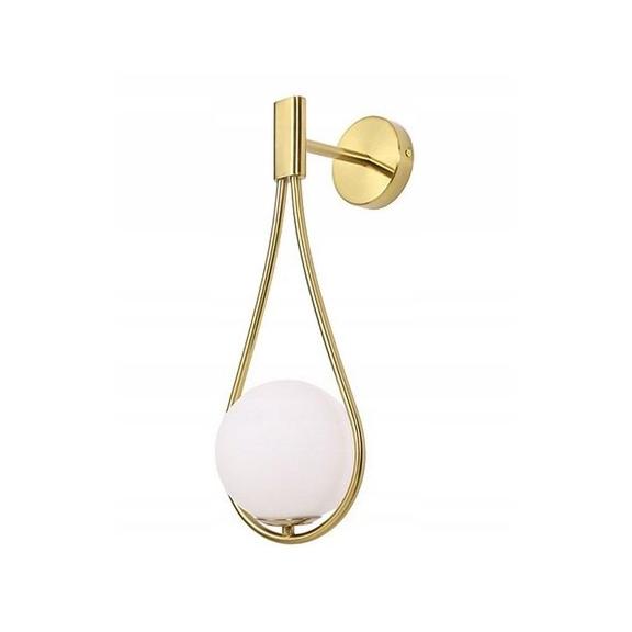 Vägglampa Väggarmatur Glasglob APP603-1W Guld