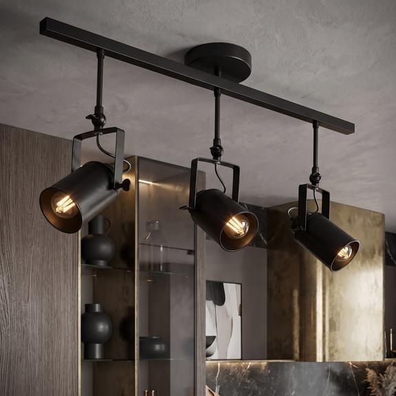 Taklampa spotlight APP487-3C Black