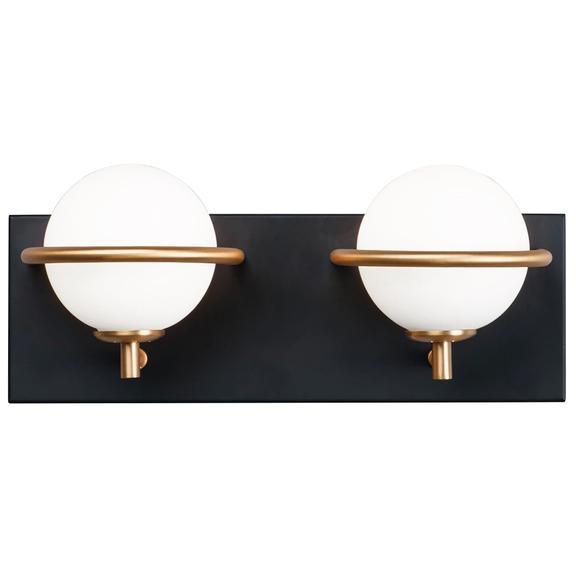VÄGGLAMPA VÄGGLJUS APP1221-2W Svart