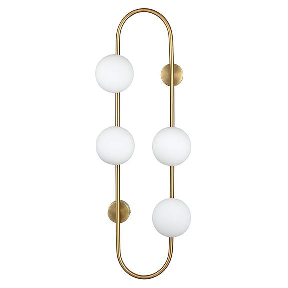 VÄGGLAMPA VÄGGLJUS APP1144-4W guld