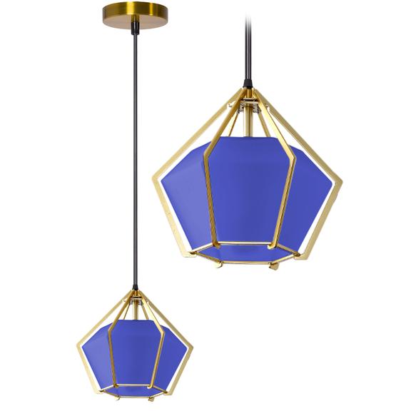 Hängande Taklampa Diamant APP452-1CP Blå