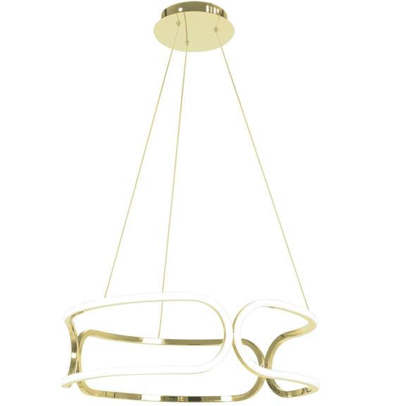 TAKLAMPA MED FJÄRRKONTROLL PLAFOND LED APP791-CP TRIO Guld