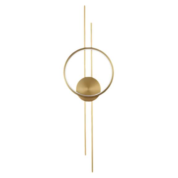 VÄGGLAMPA LED APP1781-W BORSTAD GULD