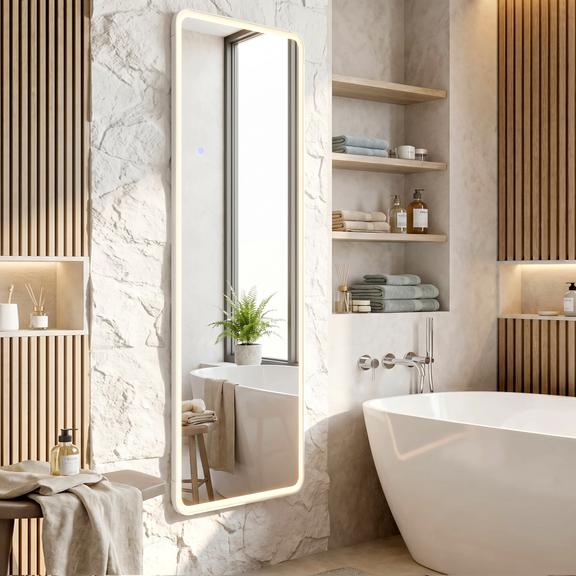 LED-SPEGEL Classico 50x160cm White