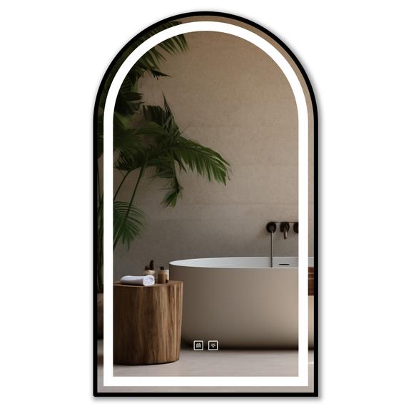 LED-VÄGGSPEGEL 60x100 cm DASH BLACK
