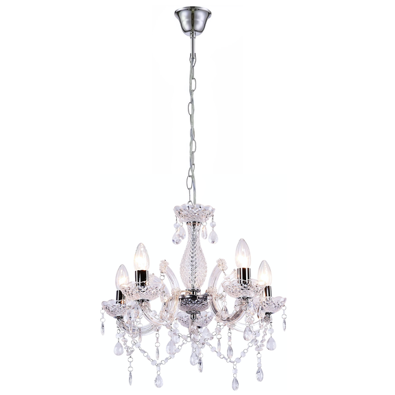 HÄNGANDE TAKLAMPA EBT004-5CP TRANSPARENT